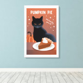 Pumpkin Pie キャンバスプリント (インサイチュ (ウッドフロア))