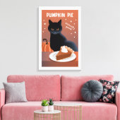 Pumpkin Pie キャンバスプリント (インサイチュ (リビング))