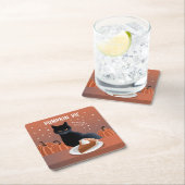 Pumpkin Pie スクエアペーパーコースター (インサイチュ)