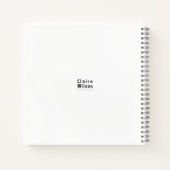 Pumpkin Pie ノートブック (裏面)