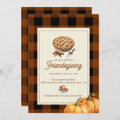Pumpkin Pie |感謝祭の招待状 招待状 (正面/裏面)