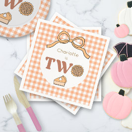 Pumpkin Pie 2nd Birthday スタンダードカクテルナプキン