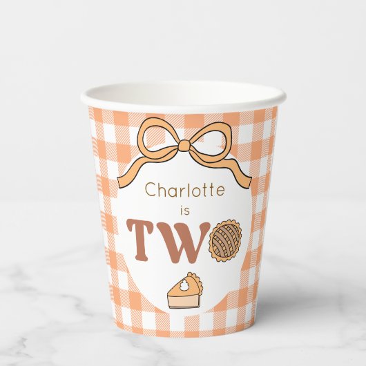 Pumpkin Pie 2nd Birthday 紙コップ (裏面)