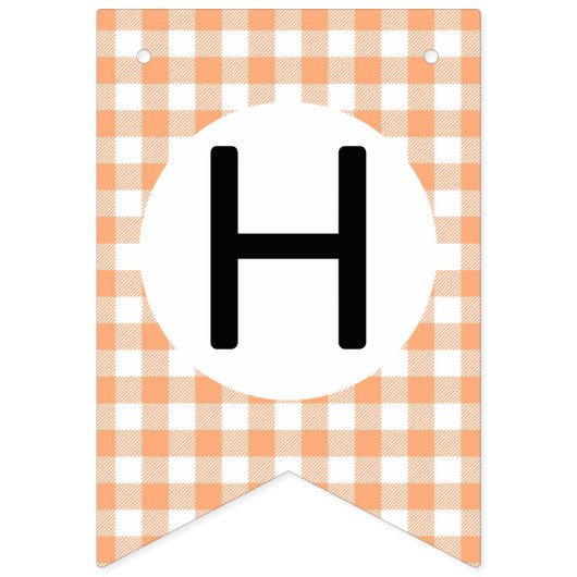 Pumpkin Pie Birthday Banner バンティングフラッグ (第2の旗)