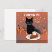 Pumpkin Pie card (正面/裏面)