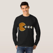 Pumpkin Pie Eating Whipped Cream Funny Boys Thanks Tシャツ (正面フル)