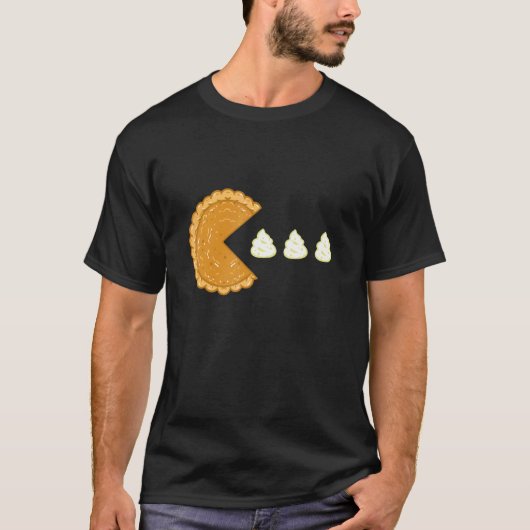 Pumpkin Pie Gamer Thanksgiving Tシャツ (正面)