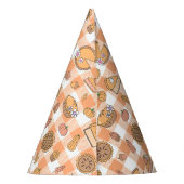Pumpkin Pie Gingham パーティーハット (裏面)