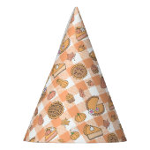 Pumpkin Pie Gingham パーティーハット (左)