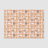 Pumpkin Pie Gingham Tissue Paper 薄葉紙 (正面)