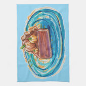 Pumpkin Pie Slice キッチンタオル (縦)