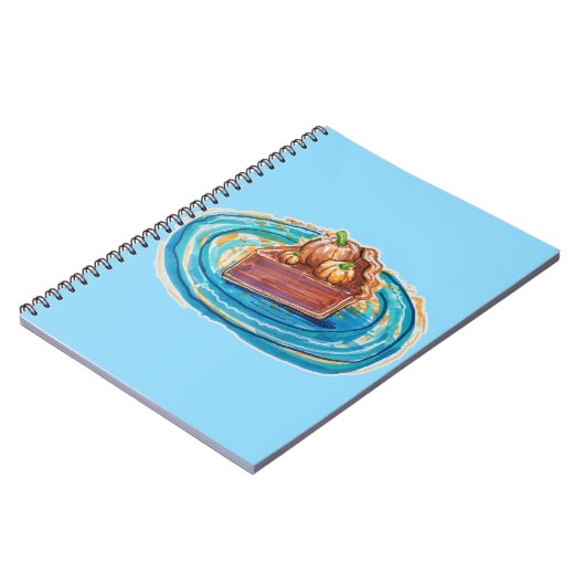 Pumpkin Pie Slice ノートブック (左側)