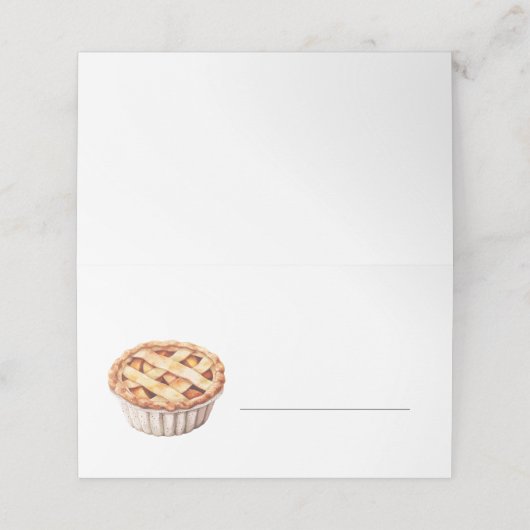 Pumpkin Pie Thanksgiving Fill in  プレイスカード (外部開封)