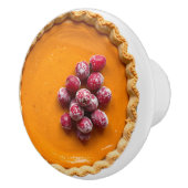 Pumpkin Pie with Sugared Cranberries セラミックノブ (右)