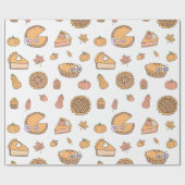 Pumpkin Pie Wrapping Paper ラッピングペーパー (フラット)