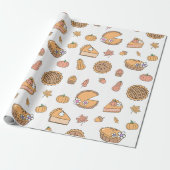 Pumpkin Pie Wrapping Paper ラッピングペーパー (アンロールド)