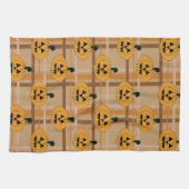 Pumpkin Plaid キッチンタオル (横)
