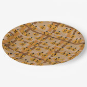 Pumpkin Plaid ペーパープレート (アングル)