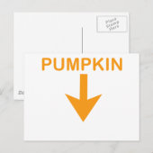 PUMPKIN.png ポストカード (正面/裏面)