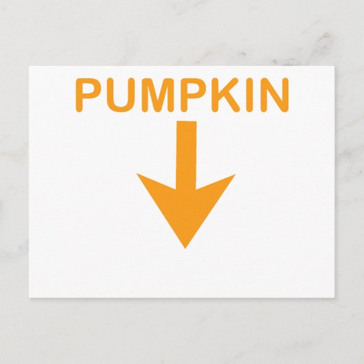 PUMPKIN.png ポストカード (正面)