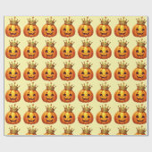 Pumpkin Queen Festive Wrapping Paper ラッピングペーパー (フラット)