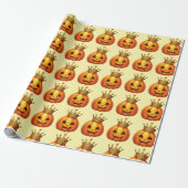 Pumpkin Queen Festive Wrapping Paper ラッピングペーパー (アンロールド)