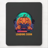 Pumpkin Quest Gamer Loading Design マウスパッド (正面)