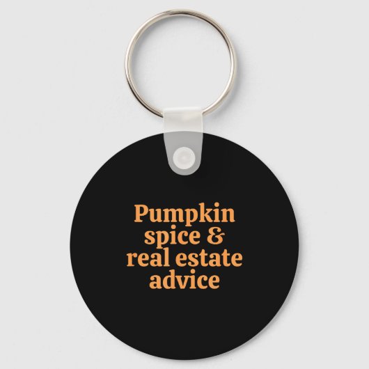 Pumpkin Sce And Real Estate Advice  キーホルダー (正面)