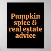Pumpkin Sce And Real Estate Advice ポスター (正面)
