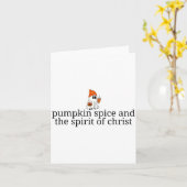 Pumpkin Sce And The Srit Of Christ, Christian Hall カード (黄色い花)