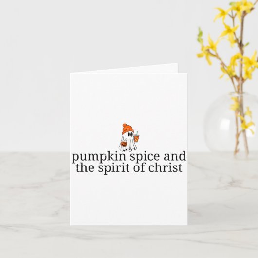 Pumpkin Sce And The Srit Of Christ, Christian Hall カード (黄色い花)