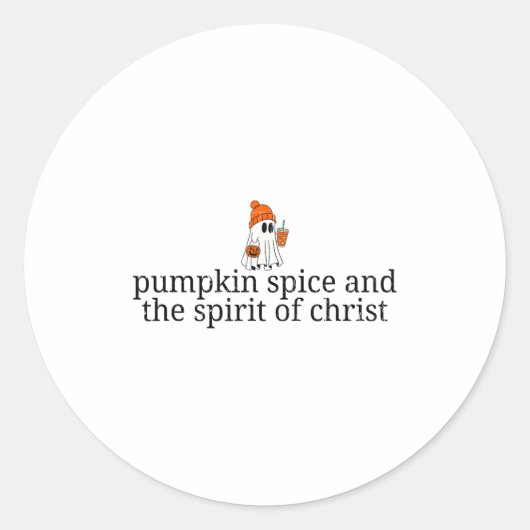 Pumpkin Sce And The Srit Of Christ, Christian Hall ラウンドシール (正面)