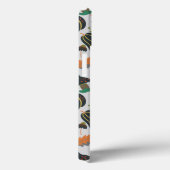 Pumpkin seamless pattern carrot black and white Case-Mate iPhoneケース (裏面 / 右)