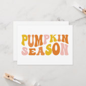 Pumpkin Season カード (正面/裏面インサイチュ)