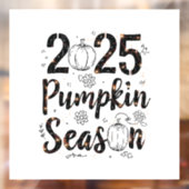 Pumpkin Season 2025 – Cute Autumn Decor ウィンドウサイン (シート2)