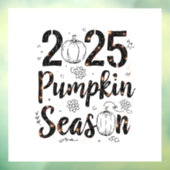 Pumpkin Season 2025 – Cute Autumn Decor ウィンドウサイン (シート3)