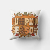 Pumpkin Season – Autumn Flowers & Cozy Coussin クッション (裏面)