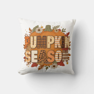 Pumpkin Season – Autumn Flowers & Cozy Coussin クッション