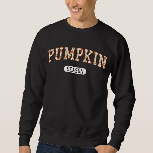 Pumpkin Season - Autumn Graphic スウェットシャツ (正面)