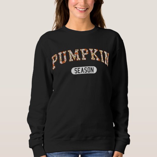 Pumpkin Season - Autumn Graphic スウェットシャツ (正面)