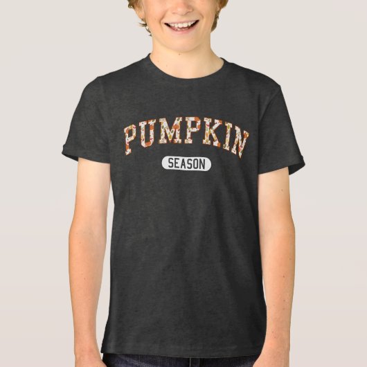 Pumpkin Season - Autumn Graphic Tee トライブレンドＴシャツ (正面)