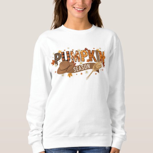 Pumpkin Season Autumn Sweatshirt スウェットシャツ (正面)