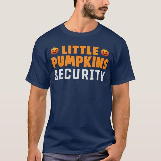 Pumpkin Security Adult Halloween Costume For Trick Tシャツ (正面)