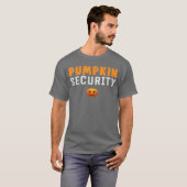 Pumpkin Security Kids Halloween Idea For Trick Or Tシャツ (正面フル)