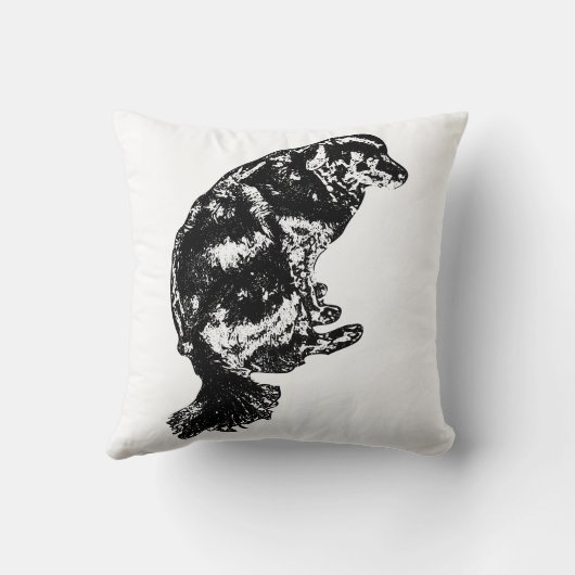 Pumpkin-Shadow Calm — Retriever クッション (裏面)