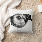 Pumpkin-Shadow Dot Hush — Terrier クッション (ブランケット)