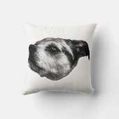 Pumpkin-Shadow Dot Hush — Terrier クッション (裏面)