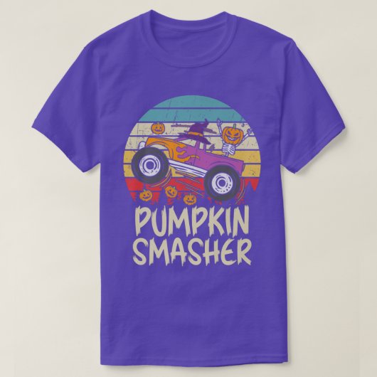 pumpkin smasher toddler Halloween for Monster Truc Tシャツ (デザイン正面)