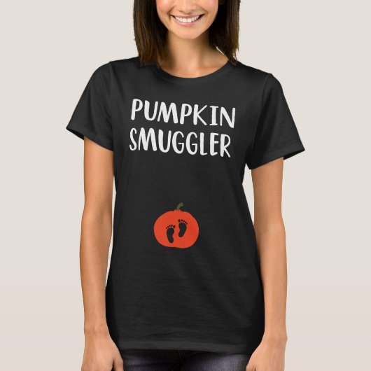 Pumpkin Smuggler  Expecting Parents Pregnancy Reve Tシャツ (正面)