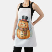 Pumpkin snowman エプロン (インサイチュ)